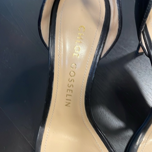 Chloe Gosselin 3.5” black ankle strap heel - Picture 6 of 8